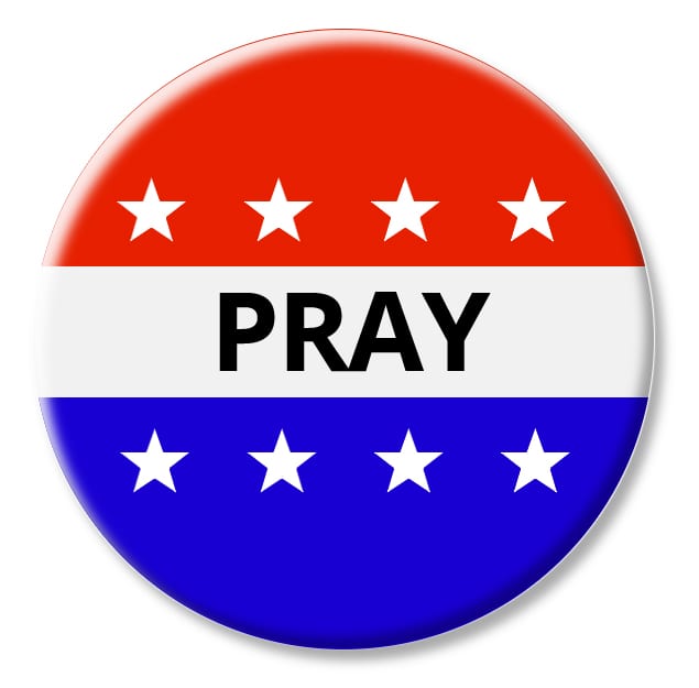 Pray vote button